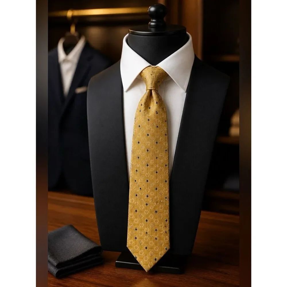 Puritan Gold and Navy Men's Tie